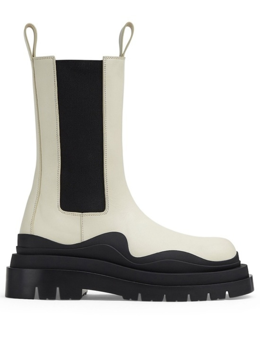Bottega Veneta Leather Tire Chelsea Boots $1490 Size 37